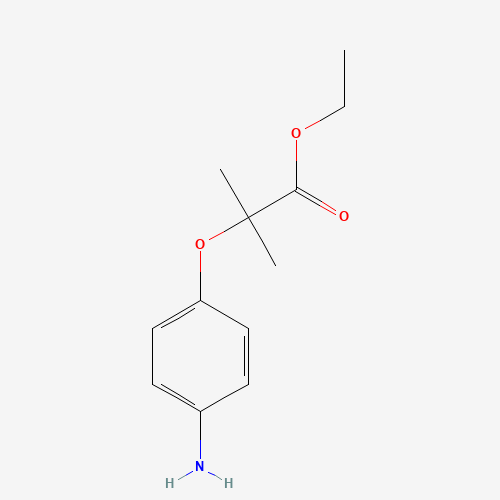 ethyl 2-(4-aminophenoxy)-2-methylpropanoate (CAS: 28048-87-5) - Related Chemical Product
