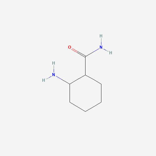 2-aminocyclohexane-1-carboxamide (CAS: 34126-95-9) - Chemical Structure and Molecular Formula 