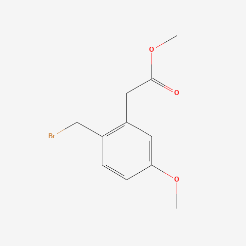 methyl 2-[2-(bromomethyl)-5-methoxyphenyl]acetate (CAS: 1097777-91-7) - Related Chemical Product