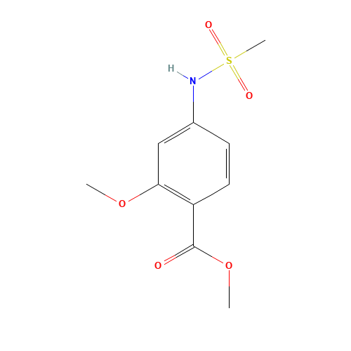 methyl 4-(methanesulfonamido)-2-methoxybenzoate (CAS: 620612-15-9) - Related Chemical Product