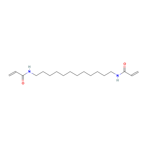 N-[12-(prop-2-enoylamino)dodecyl]prop-2-enamide (CAS: 17447-10-8) - Chemical Structure and Molecular Formula 