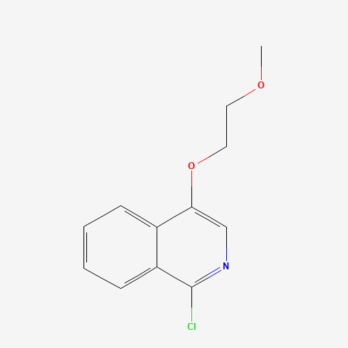 1-chloro-4-(2-methoxyethoxy)isoquinoline (CAS: 1408291-26-8) - Chemical Structure and Molecular Formula 