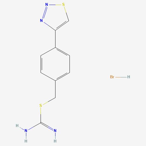 [4-(thiadiazol-4-yl)phenyl]methyl carbamimidothioate;hydrobromide (CAS: 253586-55-9) - Related Chemical Product