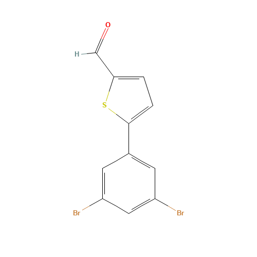 5-(3,5-dibromophenyl)thiophene-2-carbaldehyde (CAS: 156352-13-5) - Related Chemical Product