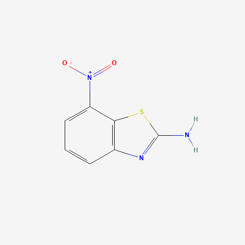 7-nitro-1,3-benzothiazol-2-amine (CAS: 89793-81-7) - Chemical Structure and Molecular Formula 