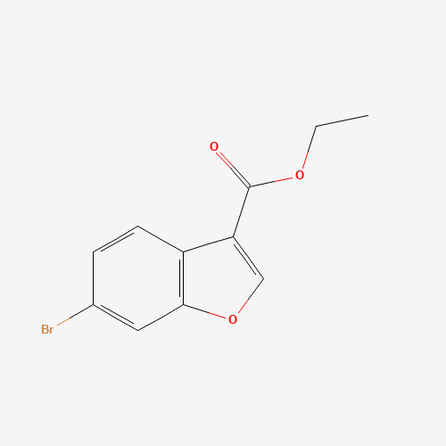 ethyl 6-bromo-1-benzofuran-3-carboxylate (CAS: 1260799-56-1) - Chemical Structure and Molecular Formula 