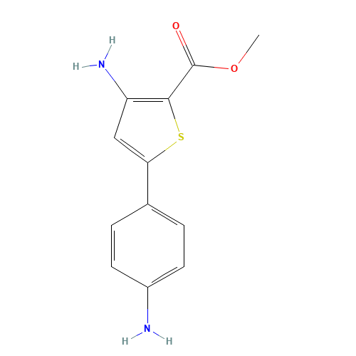methyl 3-amino-5-(4-aminophenyl)thiophene-2-carboxylate (CAS: 909301-64-0) - Related Chemical Product
