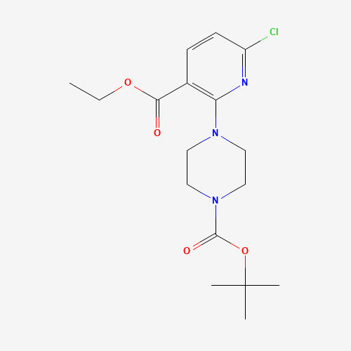 tert-butyl 4-(6-chloro-3-ethoxycarbonylpyridin-2-yl)piperazine-1-carboxylate (CAS: 1201675-60-6) - Related Chemical Product
