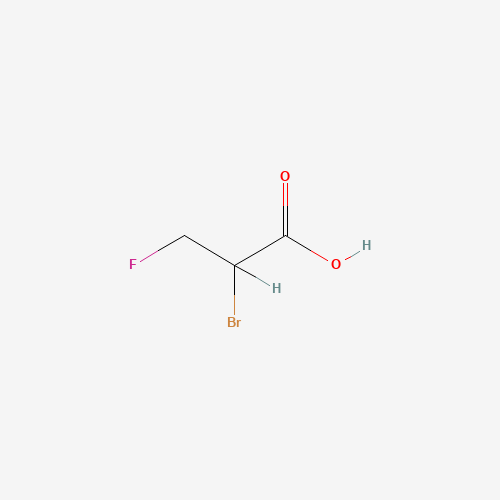 2-bromo-3-fluoropropanoic acid (CAS: 16652-36-1) - Chemical Structure and Molecular Formula 