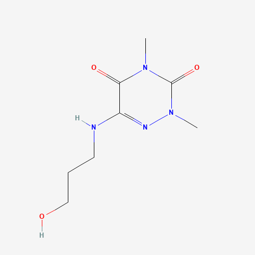 6-(3-hydroxypropylamino)-2,4-dimethyl-1,2,4-triazine-3,5-dione (CAS: 909113-96-8) - Related Chemical Product