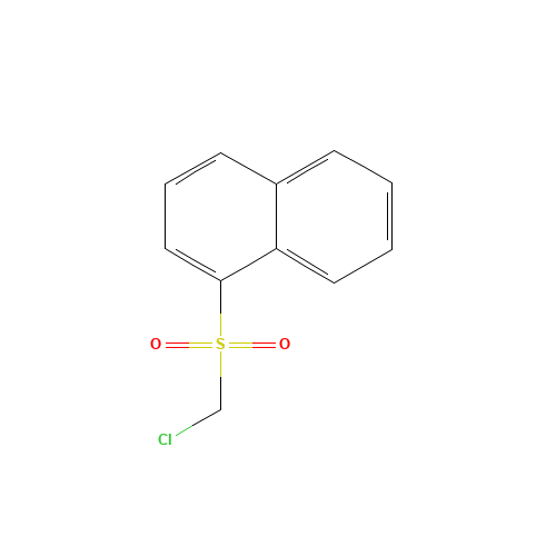 1-(chloromethylsulfonyl)naphthalene (CAS: 87491-79-0) - Chemical Structure and Molecular Formula 