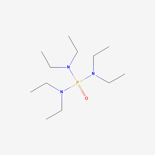 N-[bis(diethylamino)phosphoryl]-N-ethylethanamine (CAS: 2622-07-3) - Chemical Structure and Molecular Formula 