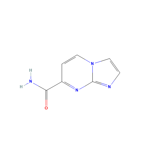 imidazo[1,2-a]pyrimidine-7-carboxamide (CAS: 462651-87-2) - Chemical Structure and Molecular Formula 