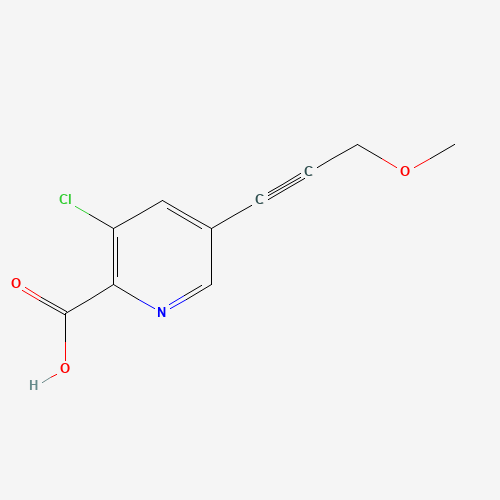 3-chloro-5-(3-methoxyprop-1-ynyl)pyridine-2-carboxylic acid (CAS: 1425842-55-2) - Related Chemical Product