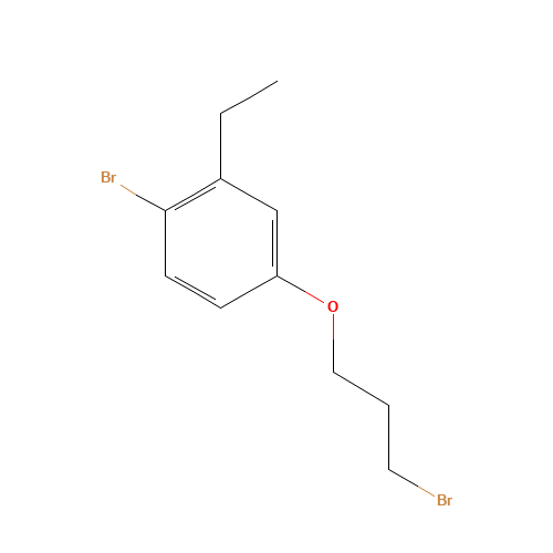 1-bromo-4-(3-bromopropoxy)-2-ethylbenzene (CAS: 1259517-77-5) - Related Chemical Product