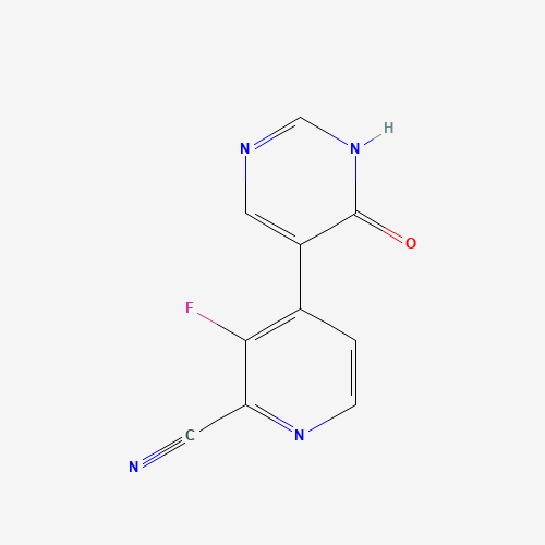 3-fluoro-4-(6-oxo-1H-pyrimidin-5-yl)pyridine-2-carbonitrile (CAS: 1428882-06-7) - Related Chemical Product