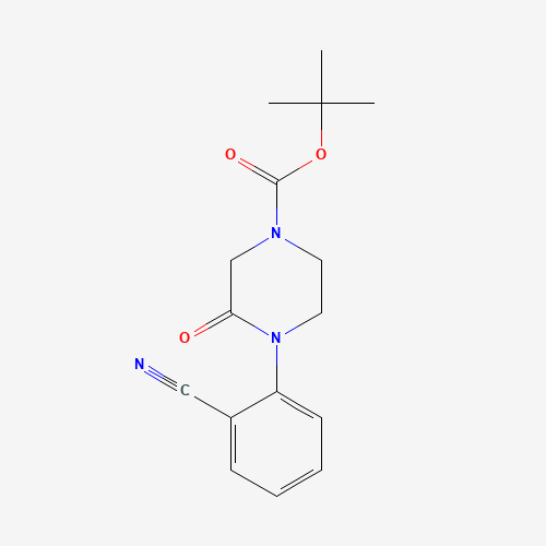 tert-butyl 4-(2-cyanophenyl)-3-oxopiperazine-1-carboxylate (CAS: 1284250-05-0) - Related Chemical Product