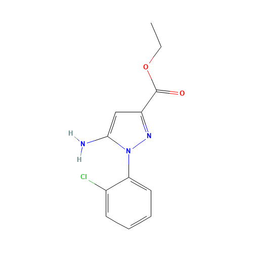 ethyl 5-amino-1-(2-chlorophenyl)pyrazole-3-carboxylate (CAS: 866838-00-8) - Related Chemical Product