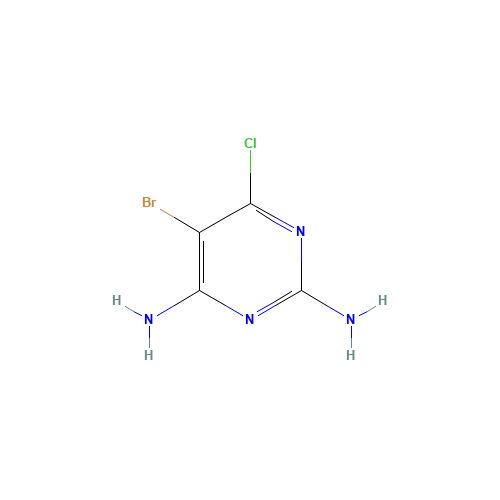 5-bromo-6-chloropyrimidine-2,4-diamine (CAS: 7150-68-7) - Related Chemical Product