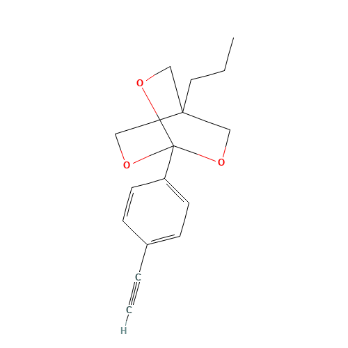 4-(4-ethynylphenyl)-1-propyl-3,5,8-trioxabicyclo[2.2.2]octane (CAS: 108614-26-2) - Related Chemical Product