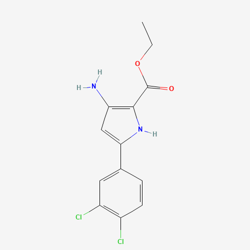ethyl 3-amino-5-(3,4-dichlorophenyl)-1H-pyrrole-2-carboxylate (CAS: 237435-75-5) - Related Chemical Product
