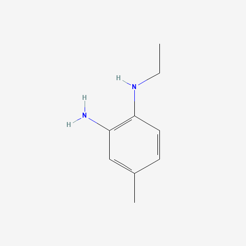 1-N-ethyl-4-methylbenzene-1,2-diamine (CAS: 115835-41-1) - Chemical Structure and Molecular Formula 
