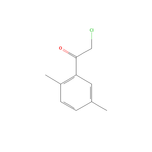 2-chloro-1-(2,5-dimethylphenyl)ethanone (CAS: 50690-11-4) - Chemical Structure and Molecular Formula 