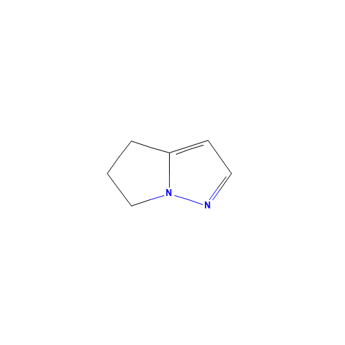 5,6-dihydro-4H-pyrrolo[1,2-b]pyrazole (CAS: 107862-65-7) - Chemical Structure and Molecular Formula 