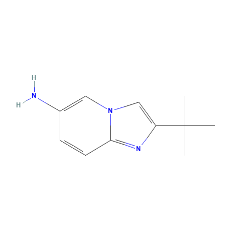 2-tert-butylimidazo[1,2-a]pyridin-6-amine (CAS: 904814-15-9) - Chemical Structure and Molecular Formula 