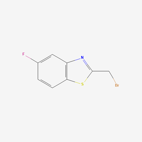 2-(bromomethyl)-5-fluoro-1,3-benzothiazole (CAS: 143163-70-6) - Chemical Structure and Molecular Formula 