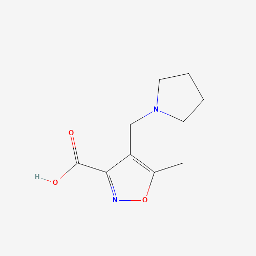 5-methyl-4-(pyrrolidin-1-ylmethyl)-1,2-oxazole-3-carboxylic acid (CAS: 893750-02-2) - Related Chemical Product