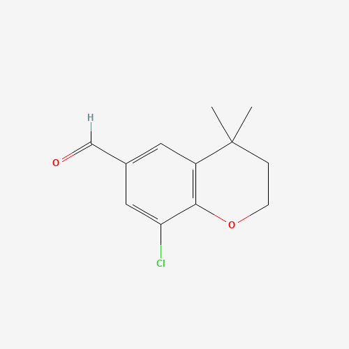 8-chloro-4,4-dimethyl-2,3-dihydrochromene-6-carbaldehyde (CAS: 1350761-27-1) - Related Chemical Product