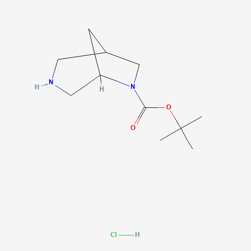 tert-butyl 3,6-diazabicyclo[3.2.1]octane-6-carboxylate;hydrochloride (CAS: 1523571-18-7) - Related Chemical Product