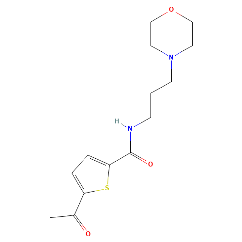 5-acetyl-N-(3-morpholin-4-ylpropyl)thiophene-2-carboxamide (CAS: 925920-48-5) - Related Chemical Product