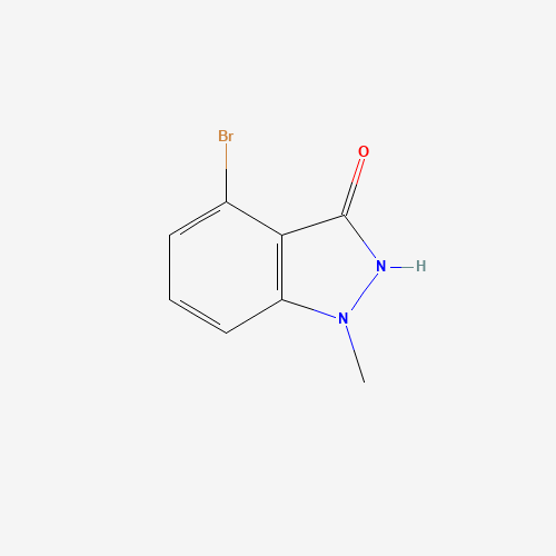 4-bromo-1-methyl-2H-indazol-3-one (CAS: 1417190-35-2) - Chemical Structure and Molecular Formula 