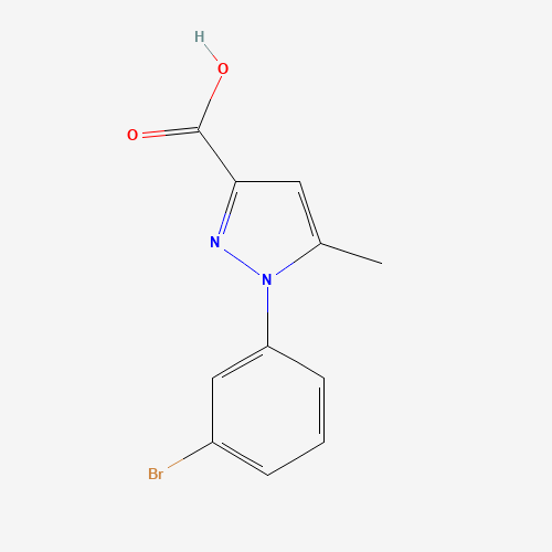 1-(3-bromophenyl)-5-methylpyrazole-3-carboxylic acid (CAS: 784142-84-3) - Related Chemical Product