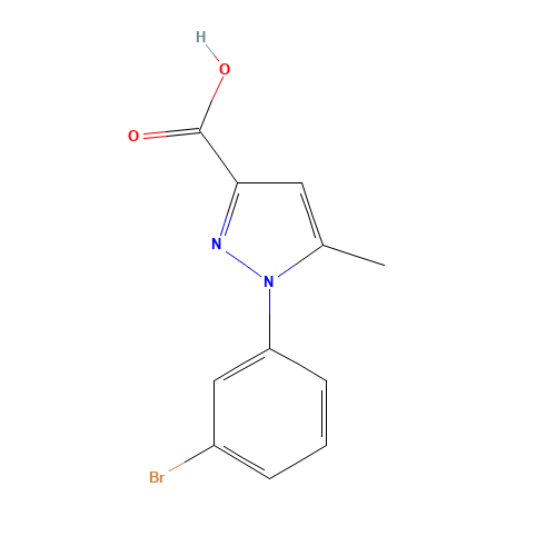 1-(3-bromophenyl)-5-methylpyrazole-3-carboxylic acid (CAS: 784142-84-3) - Related Chemical Product