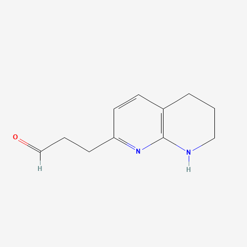 3-(5,6,7,8-tetrahydro-1,8-naphthyridin-2-yl)propanal (CAS: 669076-65-7) - Related Chemical Product