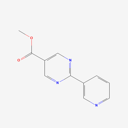 methyl 2-pyridin-3-ylpyrimidine-5-carboxylate (CAS: 933988-19-3) - Chemical Structure and Molecular Formula 
