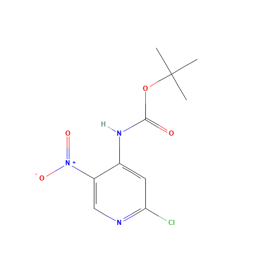 tert-butyl N-(2-chloro-5-nitropyridin-4-yl)carbamate (CAS: 240815-74-1) - Related Chemical Product