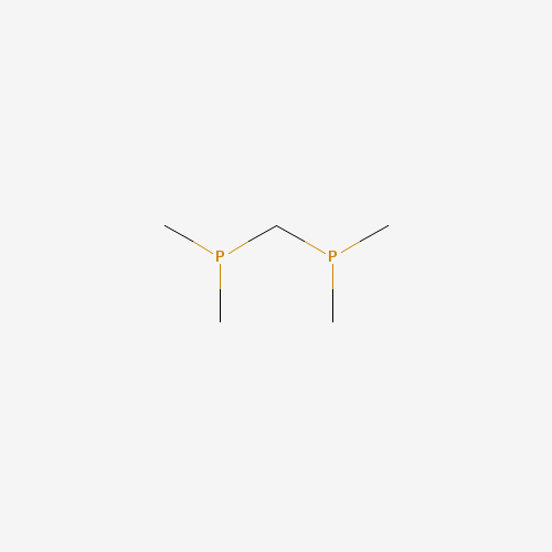 dimethylphosphanylmethyl(dimethyl)phosphane (CAS: 64065-08-3) - Chemical Structure and Molecular Formula 