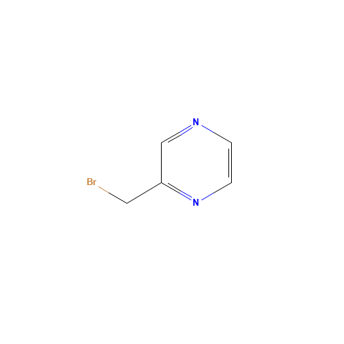 2-(bromomethyl)pyrazine (CAS: 60023-35-0) - Chemical Structure and Molecular Formula 