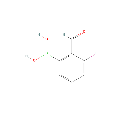(3-fluoro-2-formylphenyl)boronic acid (CAS: 871126-15-7) - Related Chemical Product