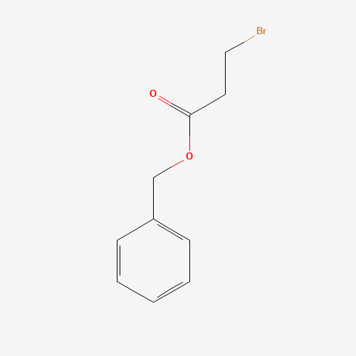 benzyl 3-bromopropanoate (CAS: 90841-55-7) - Chemical Structure and Molecular Formula 