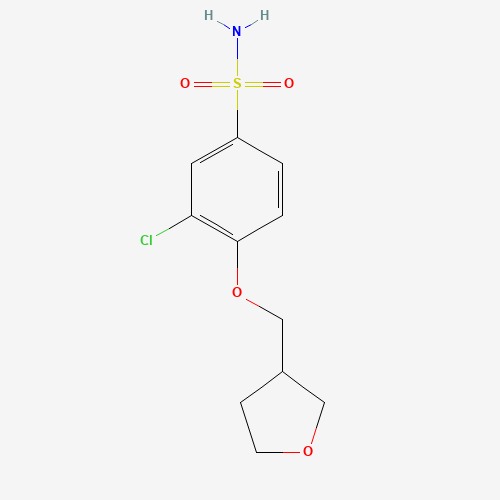 3-chloro-4-(oxolan-3-ylmethoxy)benzenesulfonamide (CAS: 1257050-11-5) - Related Chemical Product