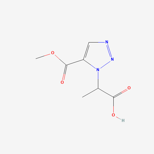 2-(5-methoxycarbonyltriazol-1-yl)propanoic acid (CAS: 1190392-89-2) - Related Chemical Product
