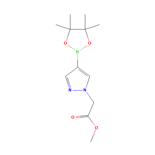 methyl 2-[4-(4,4,5,5-tetramethyl-1,3,2-dioxaborolan-2-yl)pyrazol-1-yl]acetate (CAS: 959585-44-5) - Related Chemical Product