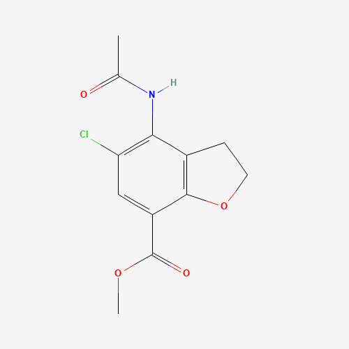 methyl 4-acetamido-5-chloro-2,3-dihydro-1-benzofuran-7-carboxylate (CAS: 143878-29-9) - Related Chemical Product