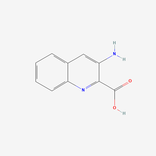 3-aminoquinoline-2-carboxylic acid (CAS: 887245-74-1) - Chemical Structure and Molecular Formula 
