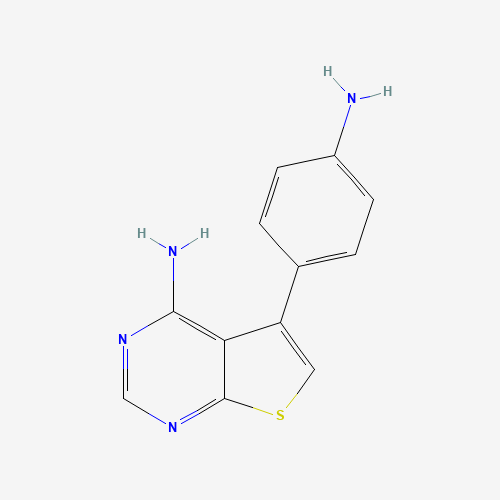 5-(4-aminophenyl)thieno[2,3-d]pyrimidin-4-amine (CAS: 501696-28-2) - Related Chemical Product